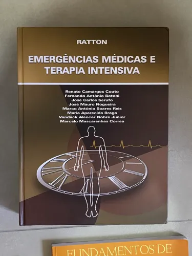 Livro Emergências Médicas e Terapia Intensiva - Ratton - Capa Dura