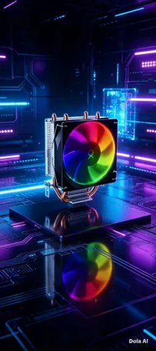 Cooler pra processador compatível com Intel e Amd
