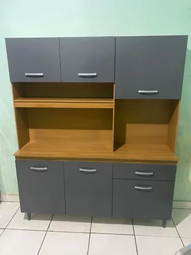 Armário De Cozinha Na Promoção Entrega É Montagem Grátis Loja RL Moveis