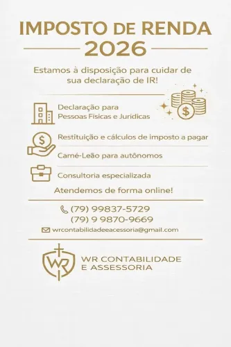 Contador - IMPOSTO DE RENDA 2026