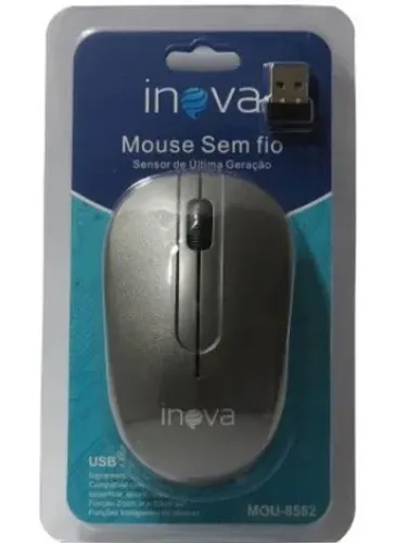 Mouse Optico 1200Dpi Preto Modelo 8580