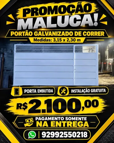Portão promoção maluca