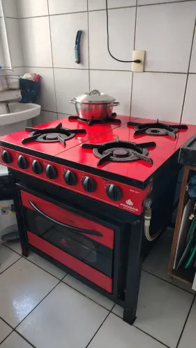 Fogão industrial 4 bocas com forno Progás PRGE-402 F