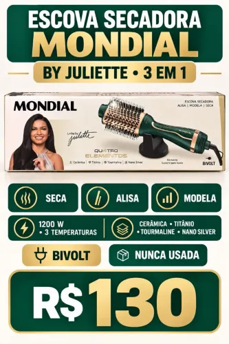 Escova Secadora Mondial