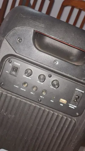 Caixa de som party box aiwa