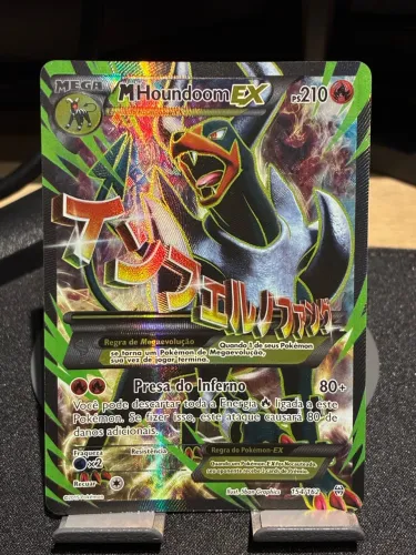 Cartas Houndoom full art e mega ex vendo conjunto ou separado