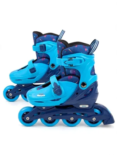 PATINS INFANTIL MINI TRAVESSOS VORTEX AZUL GALÁXIA - TAM 35/36*