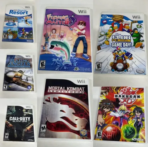 7 Jogos Nintendo Wii