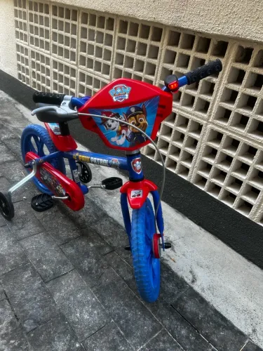 Bicicleta Infantil Aro 14 Patrulha Canina Bandeirantes (Usado)