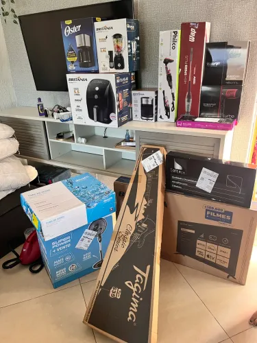 Cafeteira - Air Fryer - Liquidificador - Aspirador - ventilador - Televisão