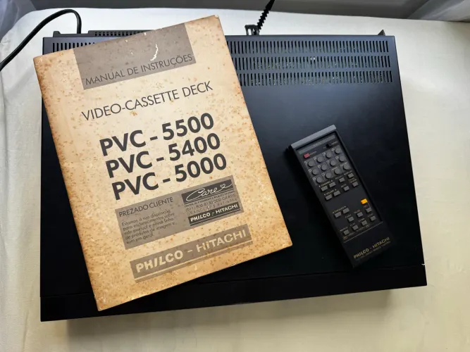 Videocassete philco hitache PVC 5000