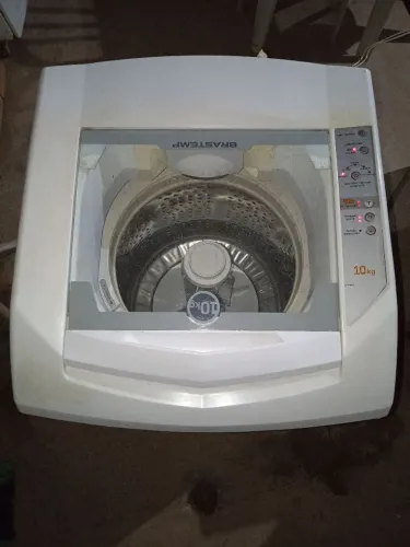 Vendo máquina de lavar 10 kl funcionando perfeitamente barato 450chama *