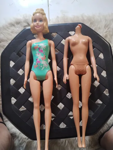 Lote de sucatas Barbie