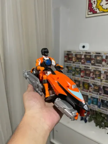 Boneco + Moto Power Rangers Operation Overdrive Bandai (2007)