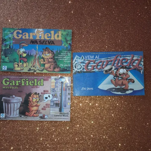 Livros antigos Garfield