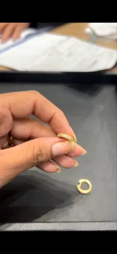 Brinco ouro com diamantes vivara com nota fiscal