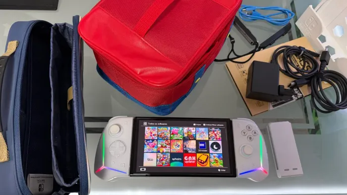 Nintendo Switch - Edição limitada Zelda Desbloq. com acessórios