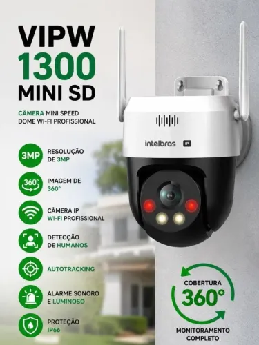 Câmera mini speed dome Intelbras