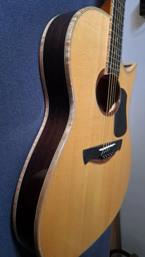 Violão Híbrido Flat Samick Isabelle Tvib-30ce Todo Sólido - n taylor godin