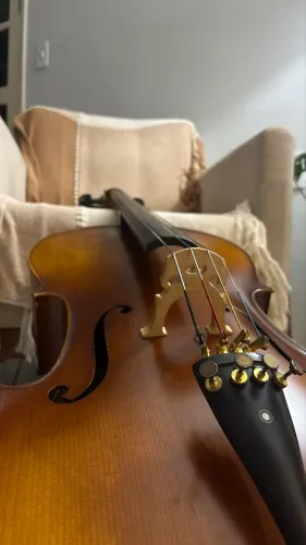 Violoncelo de madeira maciça 4/4