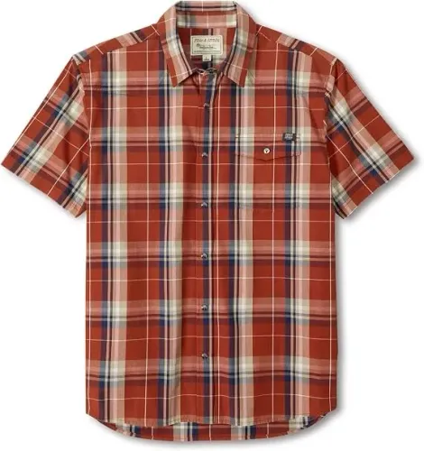 Camisa Field & Stream Adulto Manga Curta Xadrez Multi