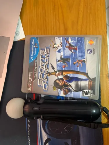Jogo Sports Champions PS3 Original + Controle de Movimento PS Move com Esfera