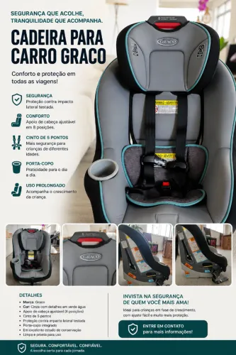 Cadeirinha Graco para carro