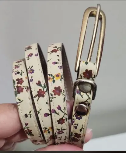 Cinto com flores
