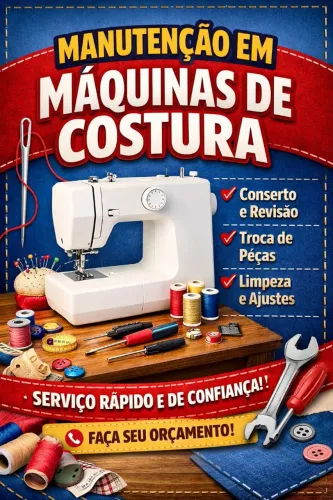 Conserto de máquinas de costura