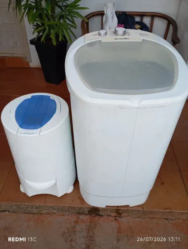Tanquinho Mueller 14 kilos mais centrífuga Mueller
