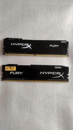 2 Memórias DDR4 8gb Kingston Fury