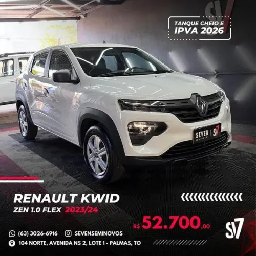 Renault Kwid Zen 1.0 Flex 12V 5P Mec. 2024
