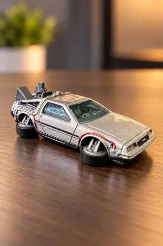 Hot Wheels Back to the Future Time Machine - Hover Mode (De Volta para o futuro)