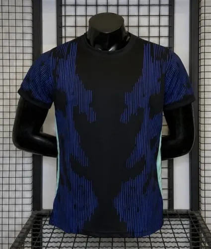 CAMISA NOVA PRETA COM AZUL