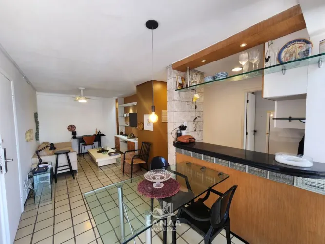 Vende-se Excelente Flat em Ponta D'Areia - 2 quartos - Mobiliado - Nascente