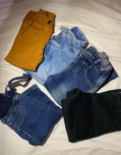 CALÇAS JEANS INFANTIL