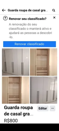 Guarda roupa casal