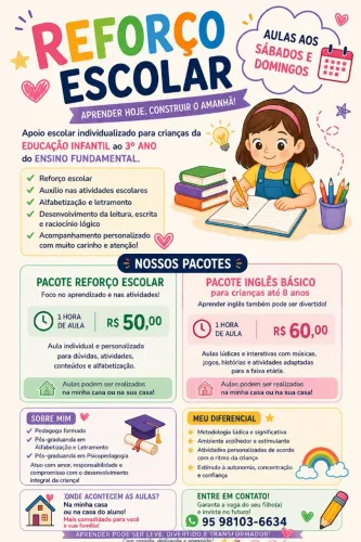REFORÇO ESCOLAR