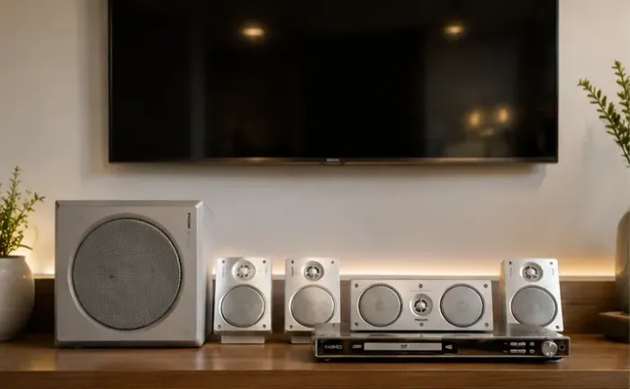 Home Theater Philips MX2600 5.1 com DVD, Subwoofer, Manual e Bivolt