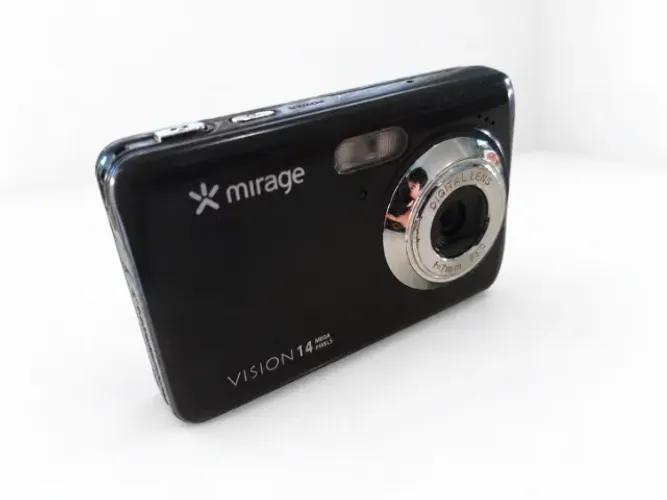 Câmera Digital Mirage Vision 14 MP Preta - Retrô / Y2K