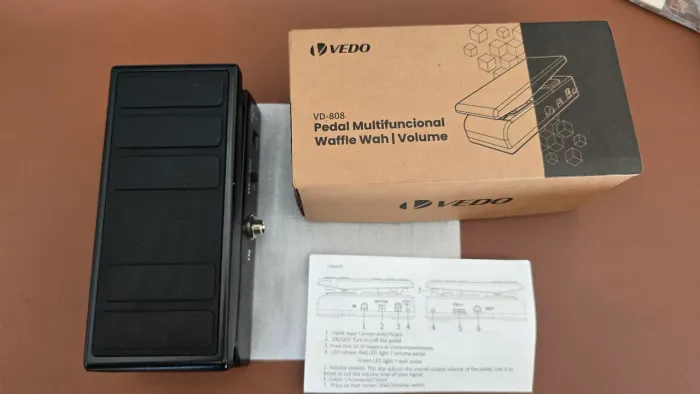 Pedal de Volume Waffle Wah Vedo VD-808