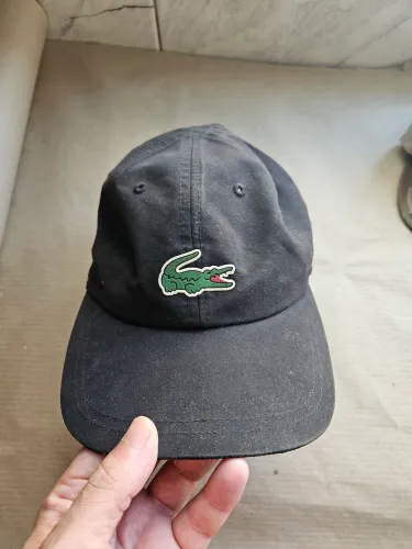 Boné Lacoste Preto Casual Esporte