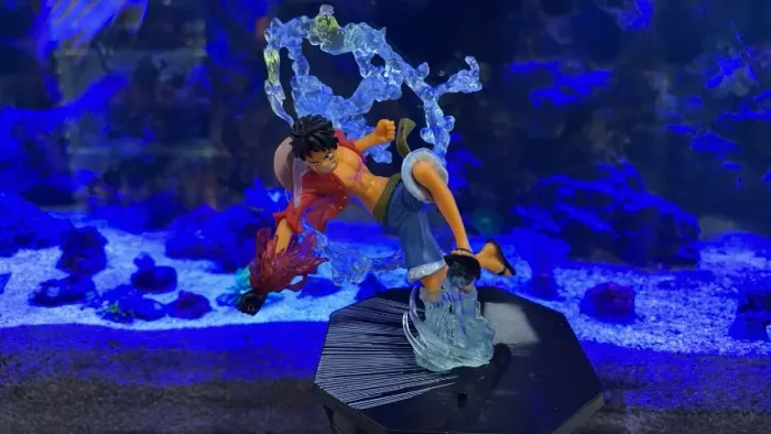 Anime Punho de Fogo Action Figure, Luffy