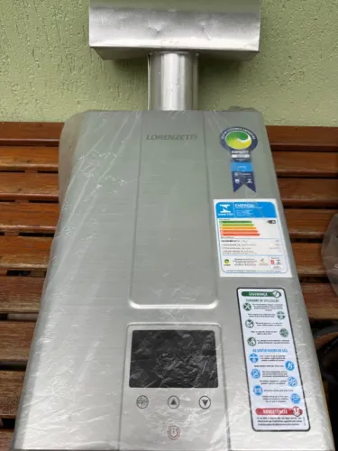 aquecedor a gas lorenzeti 16 litros novo
