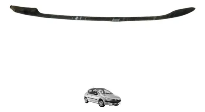 Rack Travessa Teto Peugeot 206  207 Sw 2004 A 2012 Esquerda Preto