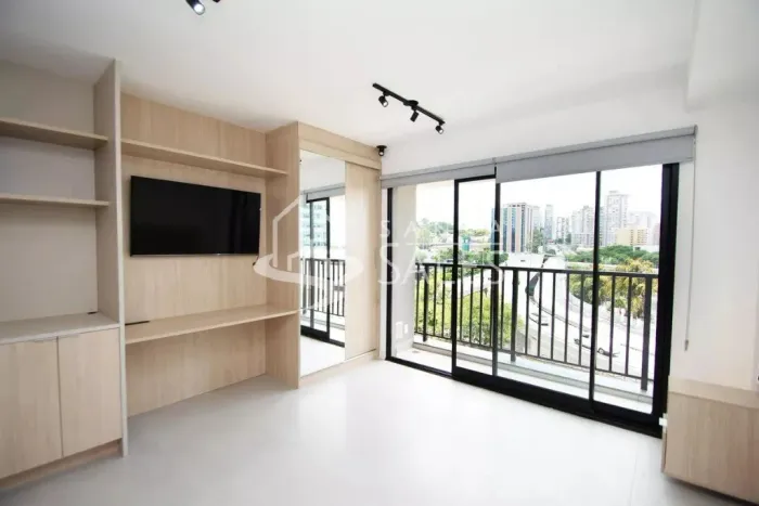 Studio em São Paulo - PINHEIROS Apartamento para locação com 1 quarto, 1 sala, 1 banheiro