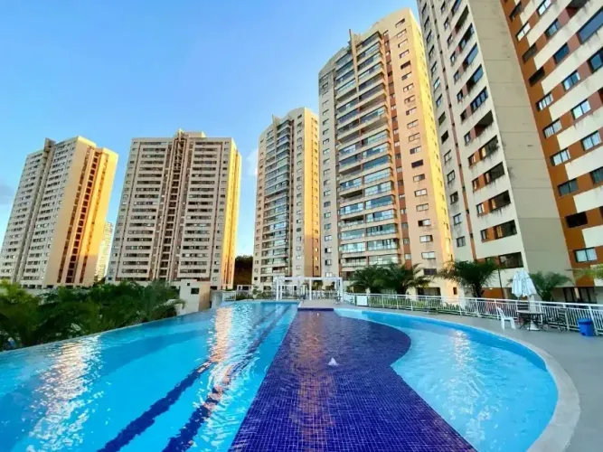 Lindo 2/4 com Suíte e Varanda | AV. Paralela | Brisas Residencial Clube | Ao Lado da Unijo