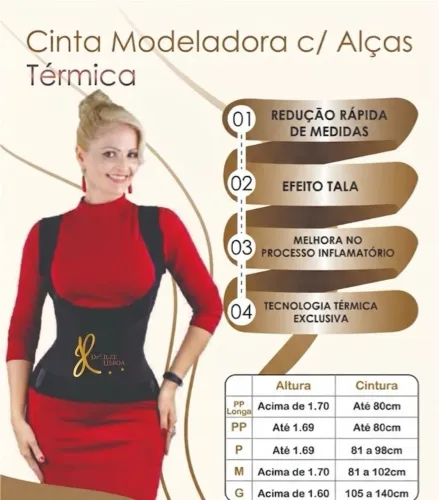 Cintas modeladores de alta compressão 