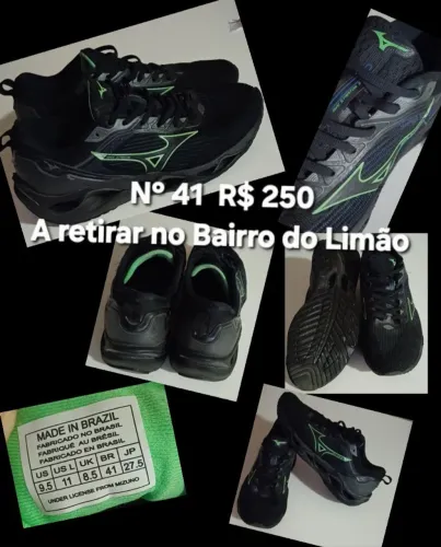 Tênis Mizuno, n° 41