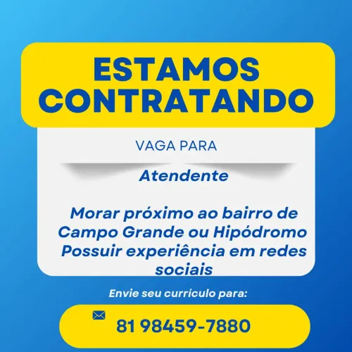 Vaga de atendente
